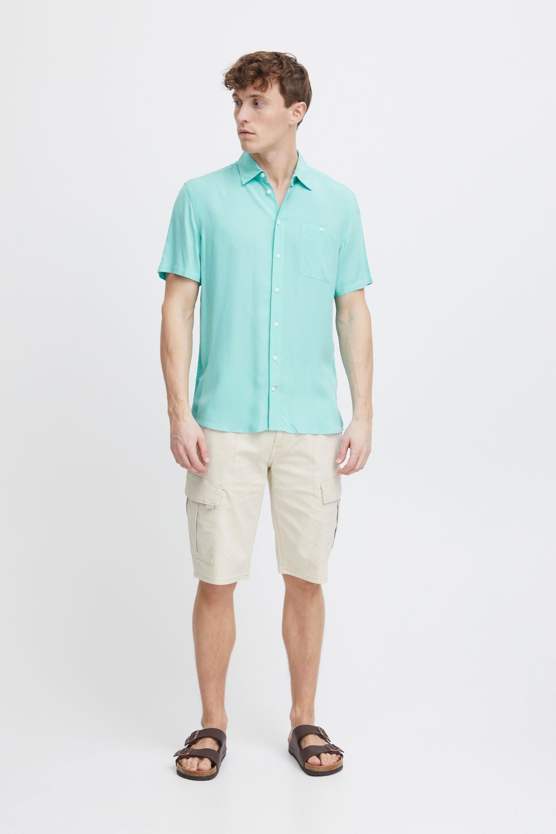 Blend Blue Short Sleeve Shirt - Image 4 of 5