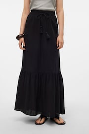 VERO MODA Black Tiered Summer Maxi Skirt - Image 1 of 1