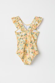 Polarn O Pyret Yellow Floral Swimsuit - Image 2 of 3