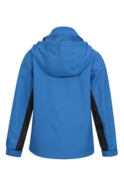 Mountain Warehouse Blue Kids Cannonball 3 in 1 Breathable and Waterproof Jacket - Image 4 of 5
