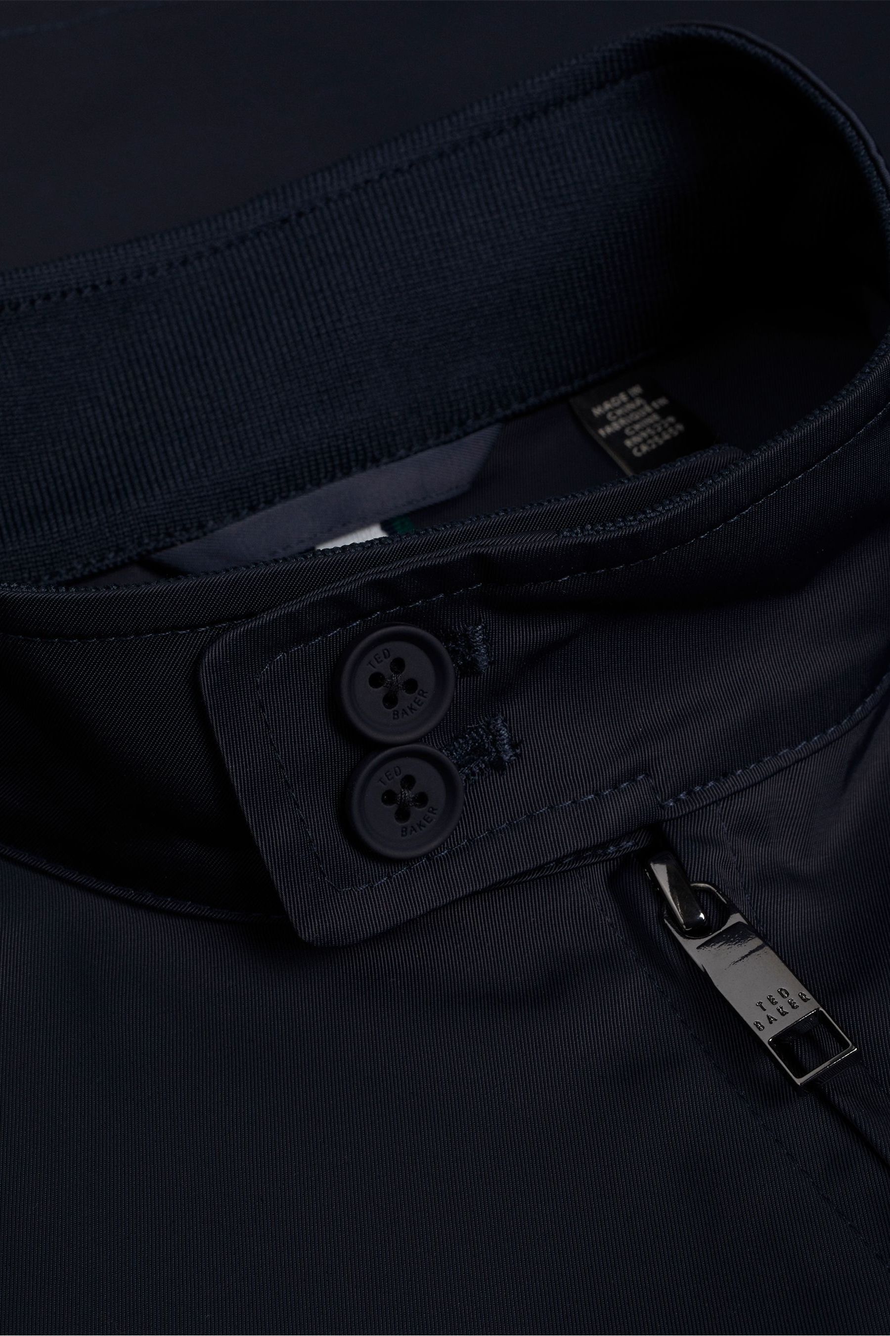 Buy Ted Baker Blue Lehurst Nylon Blend Harrington Jacket from Next Luxembourg