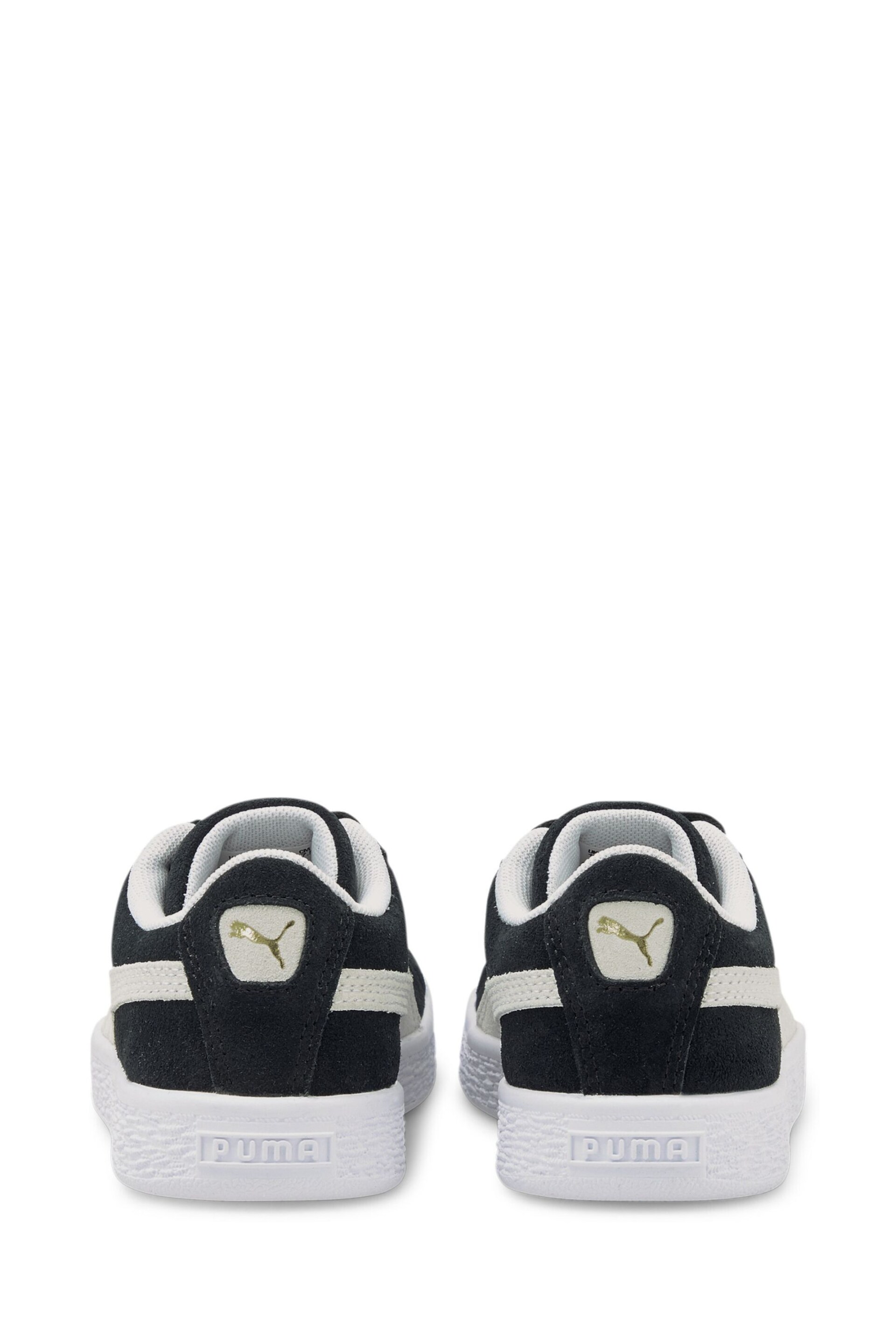 Puma Black Suede Classic XXI Kids Trainers - Image 3 of 6