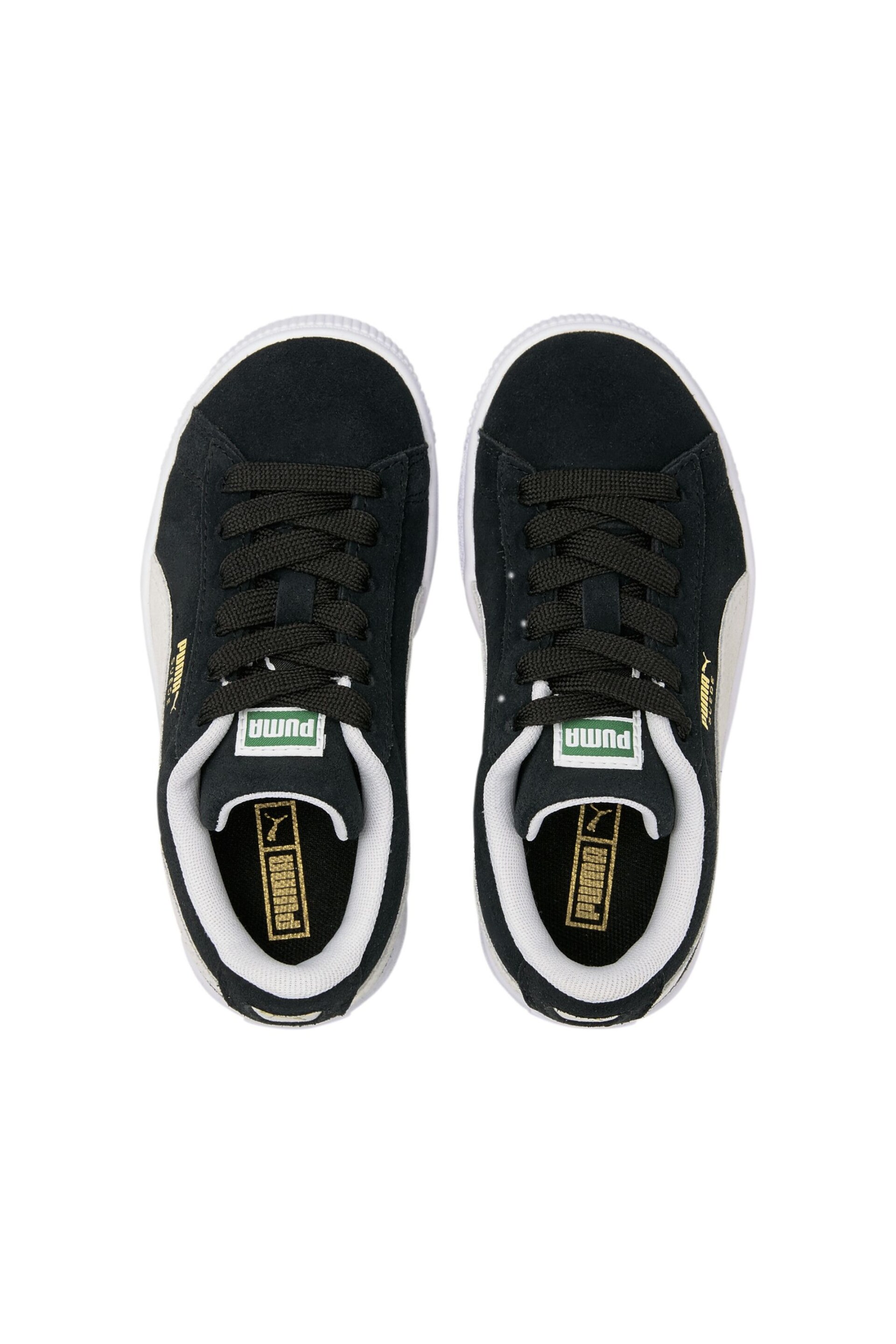 Puma Black Suede Classic XXI Kids Trainers - Image 5 of 6