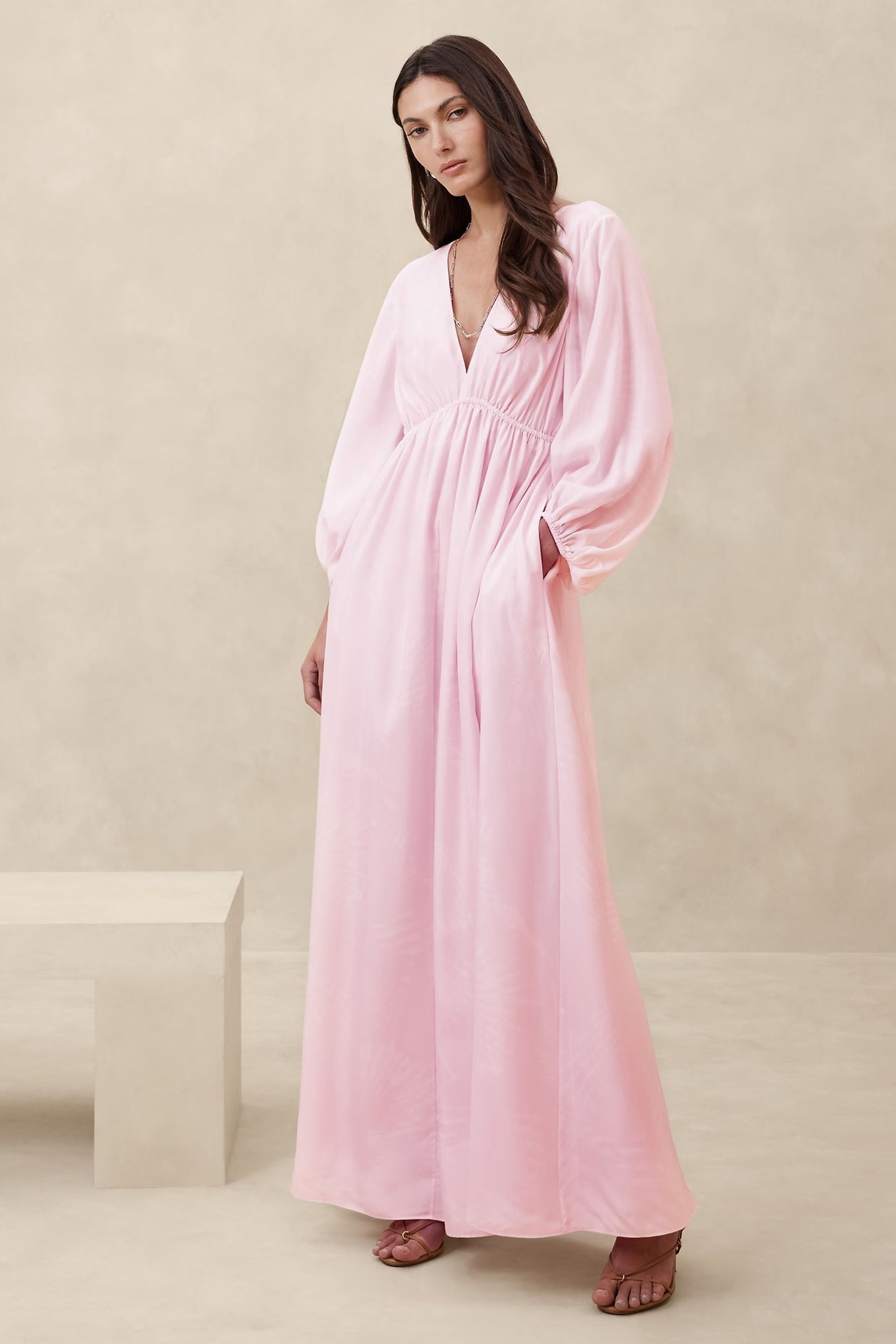 Pink banana republic dress shop