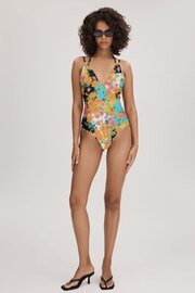 Florere Printed Dual Strap Swimsuit - Image 3 of 5