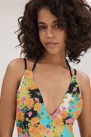 Florere Printed Dual Strap Swimsuit - Image 4 of 5