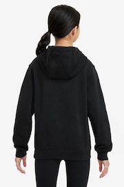 Nike Black Club Fleece HBR Hoodie - Image 2 of 3