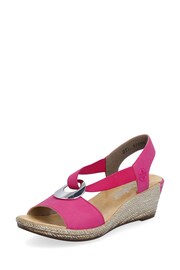 Rieker Womens Elastic Stretch Sandals - Image 1 of 10