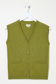 FatFace Theodora Green Knit Tank - Image 4 of 4