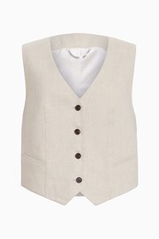 AllSaints Brown Whitney Waistcoat - Image 6 of 6