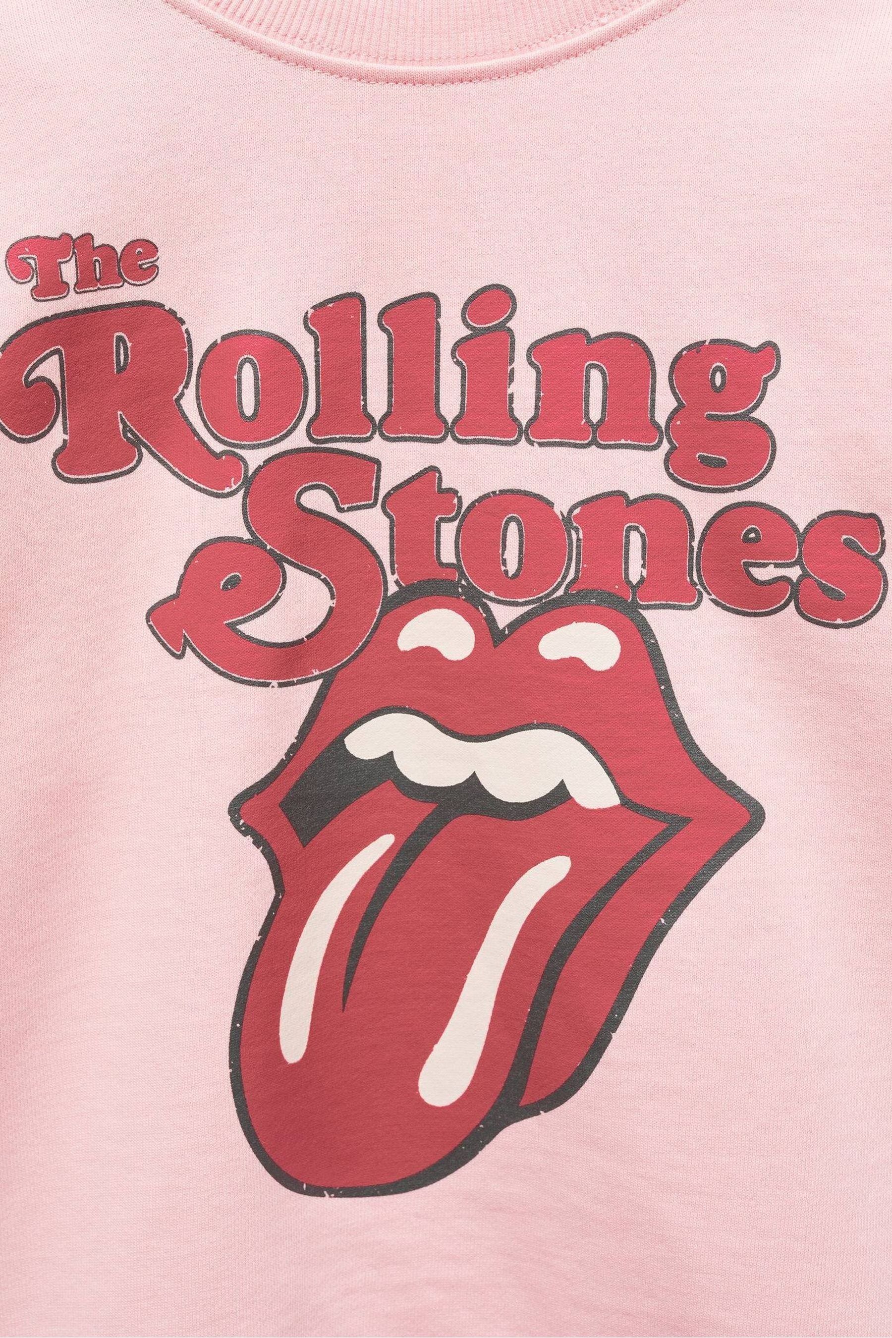 Buy Mango Pink The Rolling Stones 100 Cotton Sweatshirt from the Next UK online shop