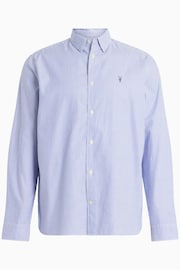 AllSaints White Hillview Long Sleeve Shirt - Image 6 of 6