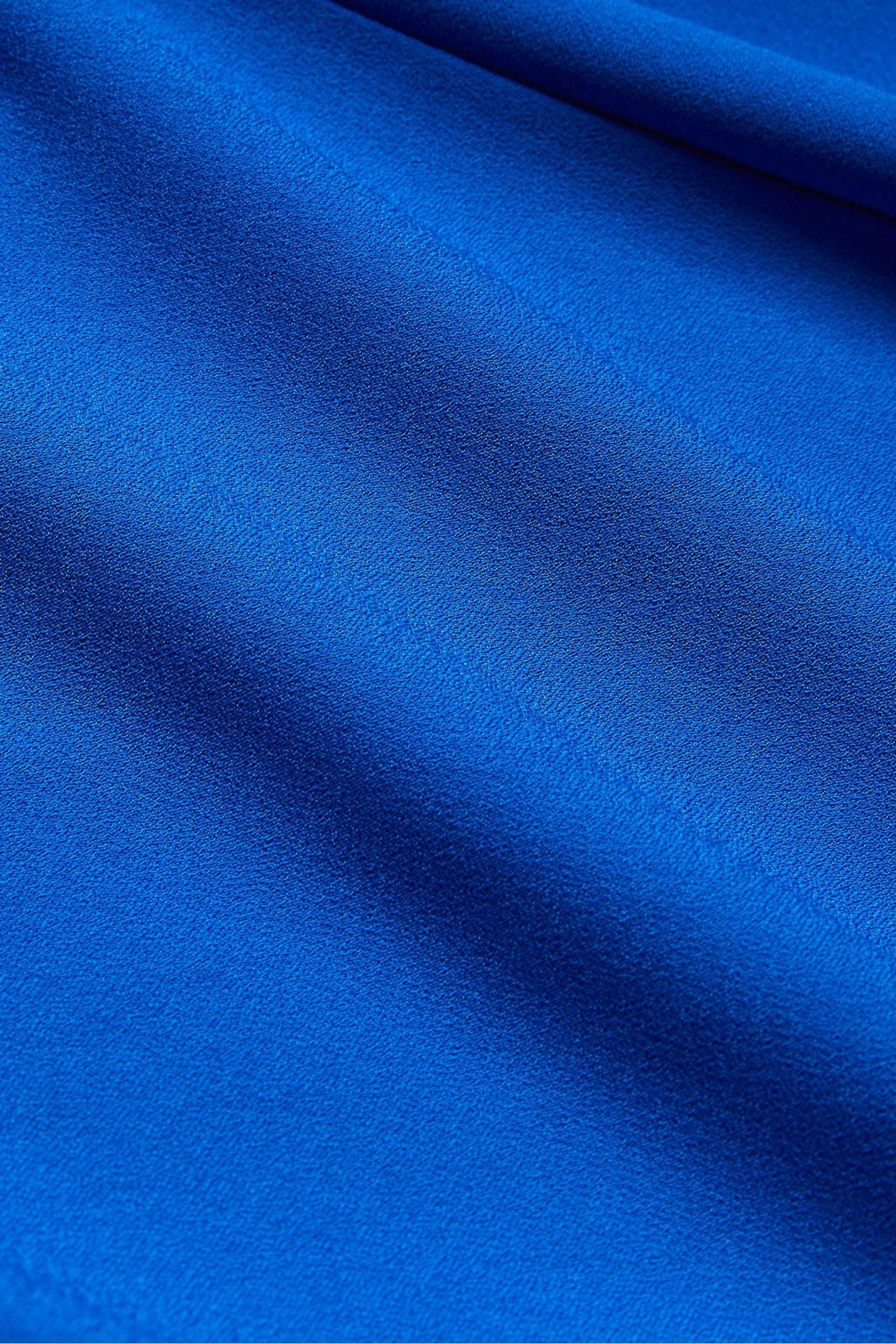 Ted Baker Blue Isparta Asymmetric Midi Dress - Image 5 of 5