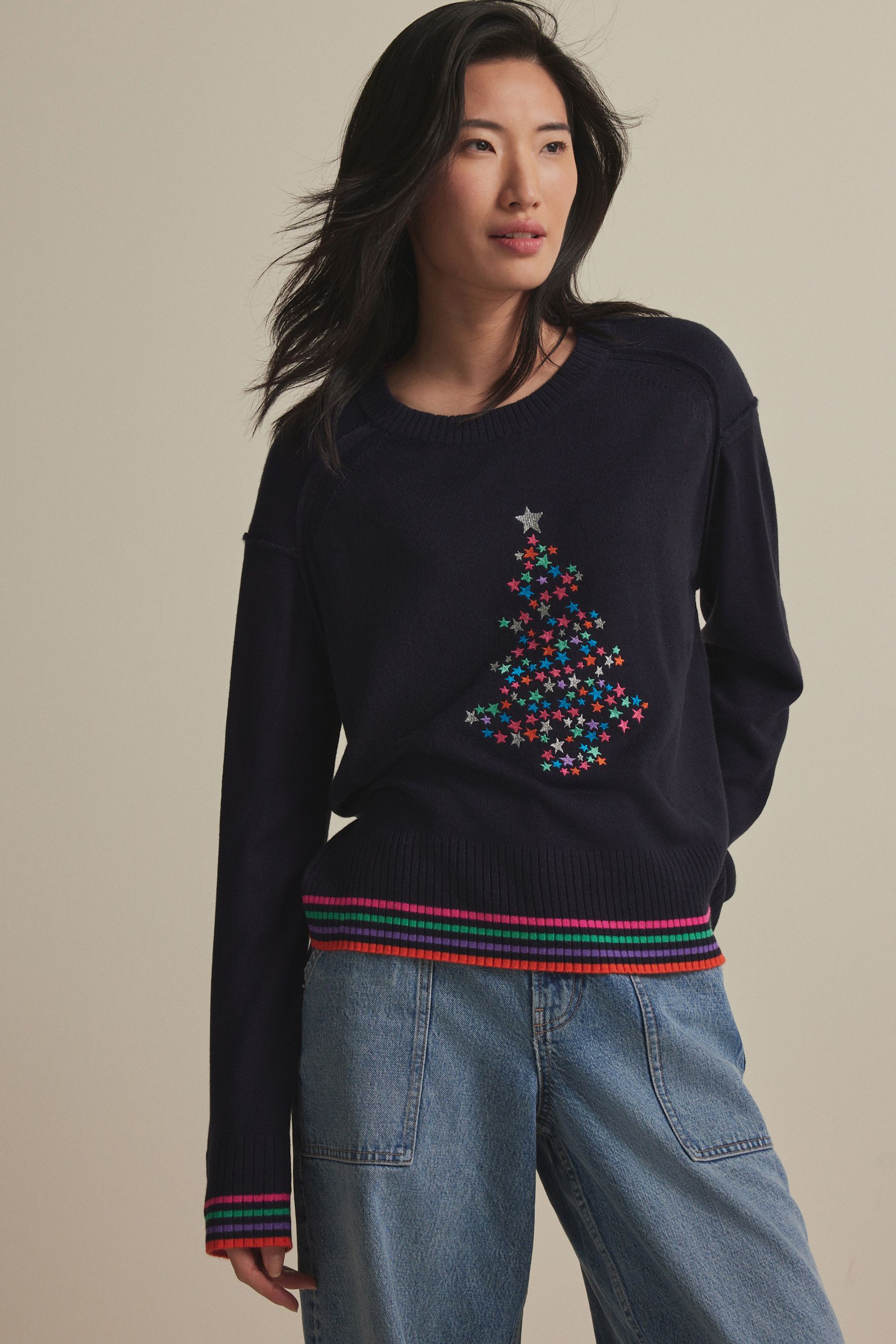 Womens navy jumpers uk sale