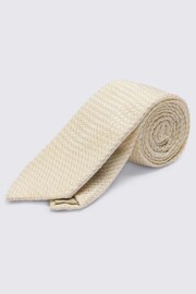 MOSS Light Silver Textured Tie - Image 1 of 2