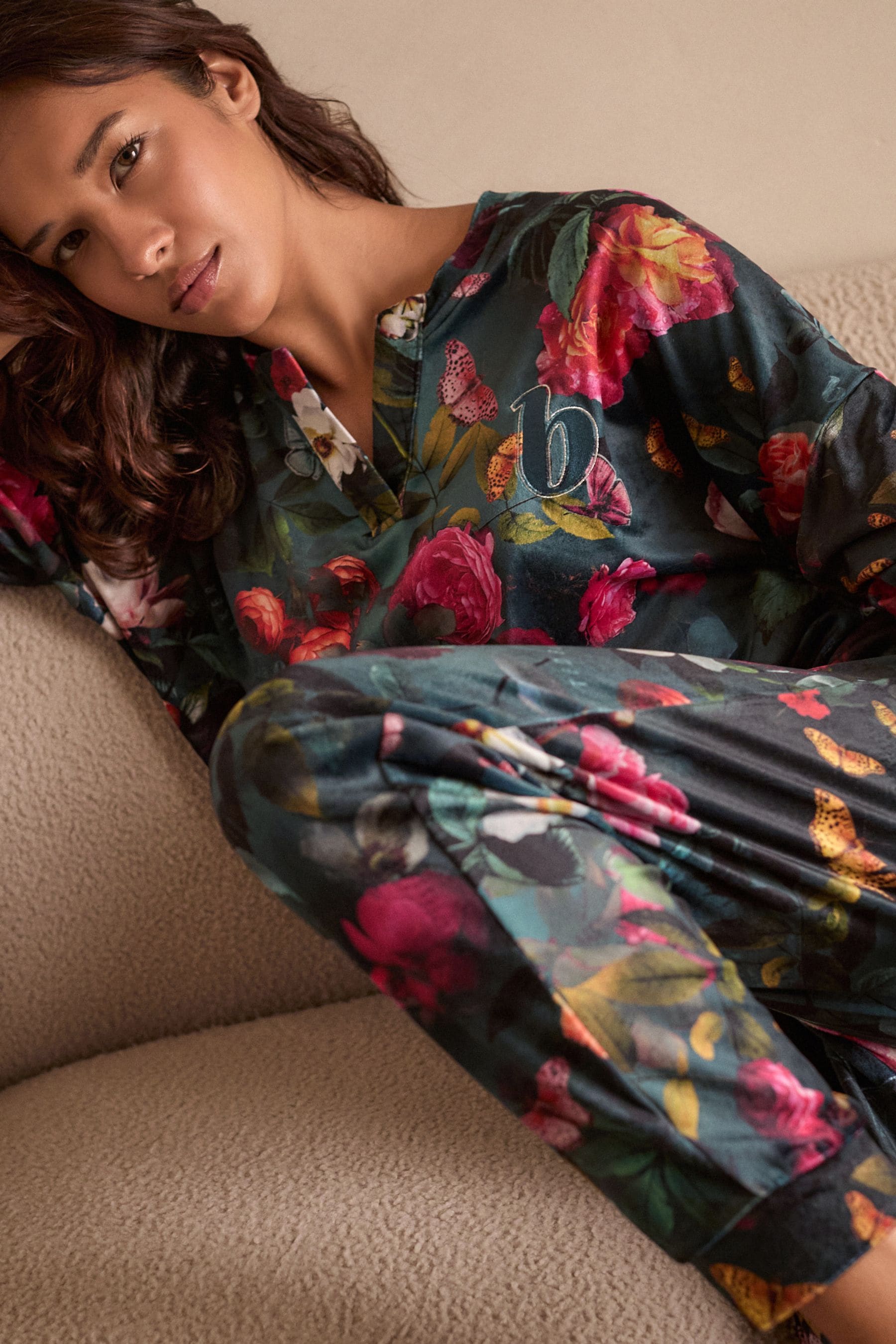 Next floral pyjamas best sale