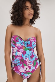 Florere Printed Ruched Swimsuit - Image 3 of 4