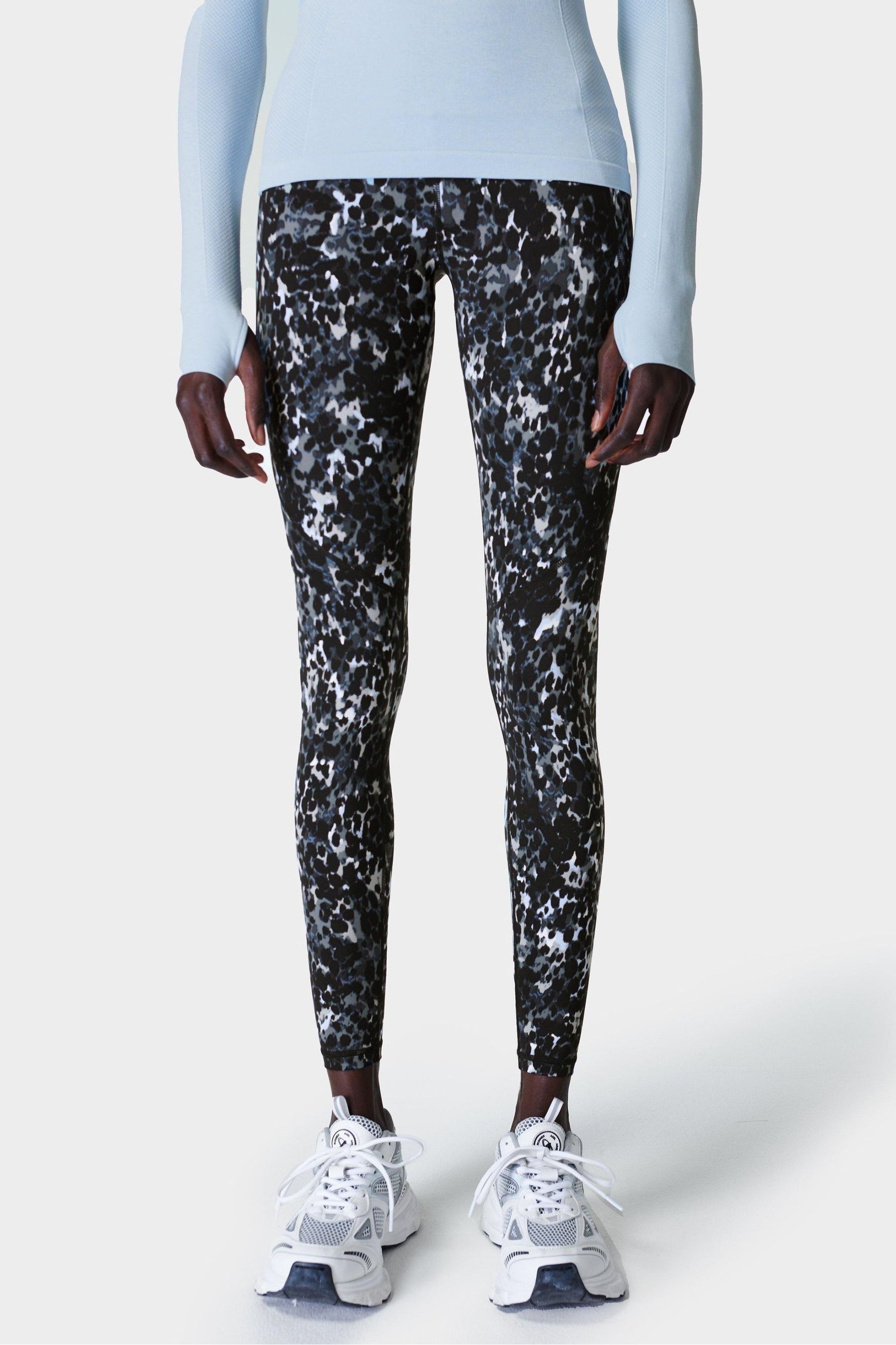 Nike training power leggings in mint tulle mesh online