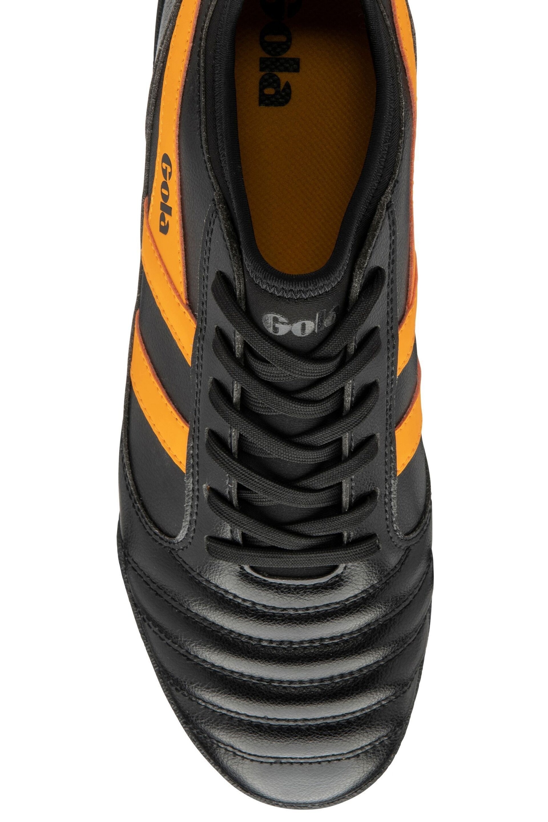 Gola Black Juniors Ceptor Turf Microfibre Lace-Up Football Boots - Image 4 of 5