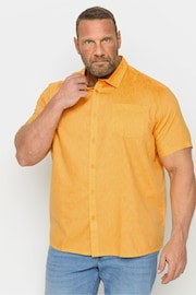 BadRhino Big & Tall Orange Blue Marl Short Sleeve Shirt - Image 1 of 3