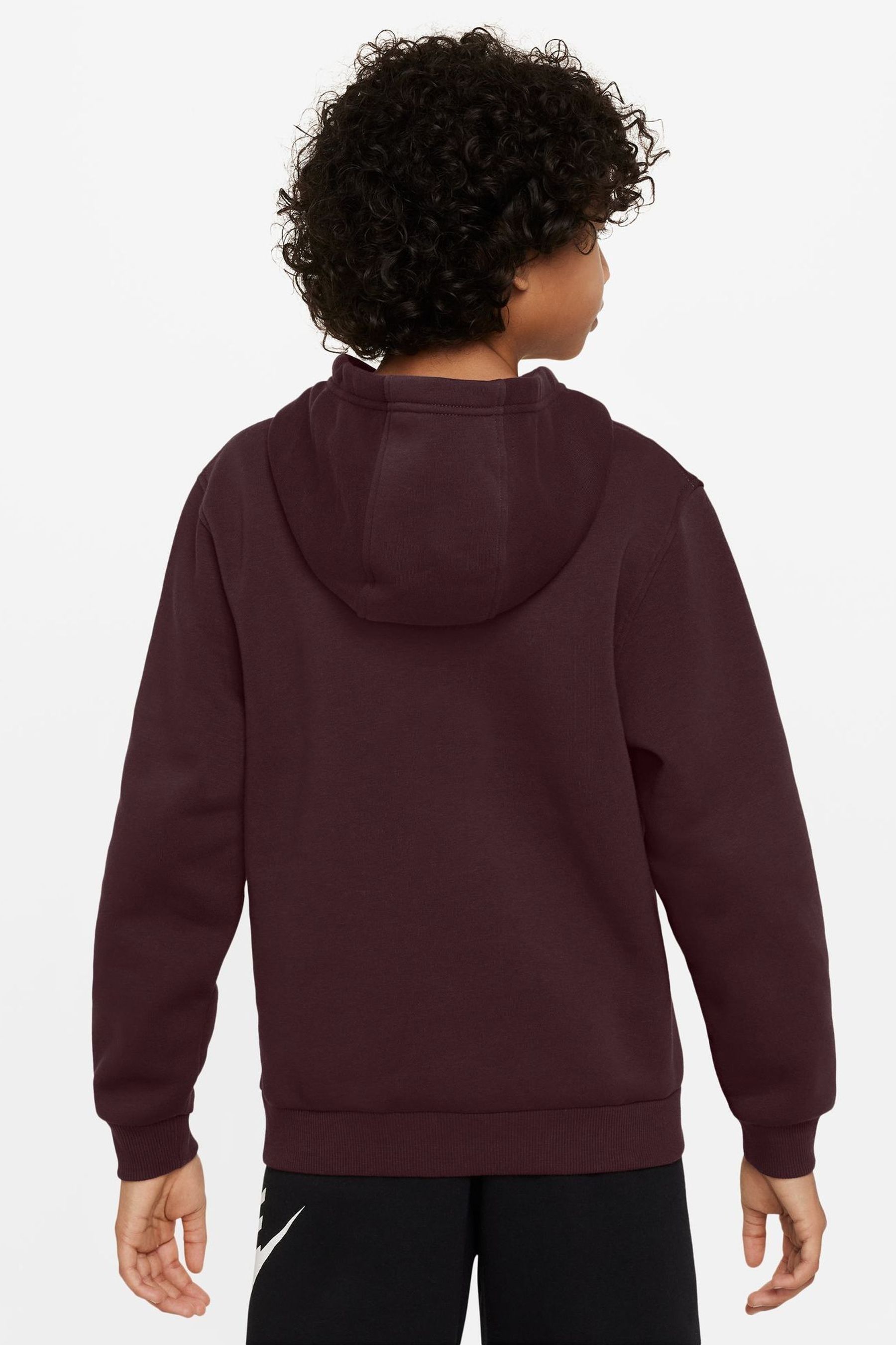 Buy Nike Burgundy Red Club Fleece Overhead Hoodie from the Next UK online shop