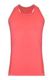 Sweaty Betty Coral Pink Athlete Seamless Workout Tank Top - Image 7 of 7