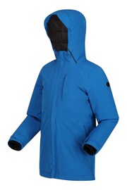 Regatta Blue Junior Yewbank Waterproof Jacket - Image 6 of 7