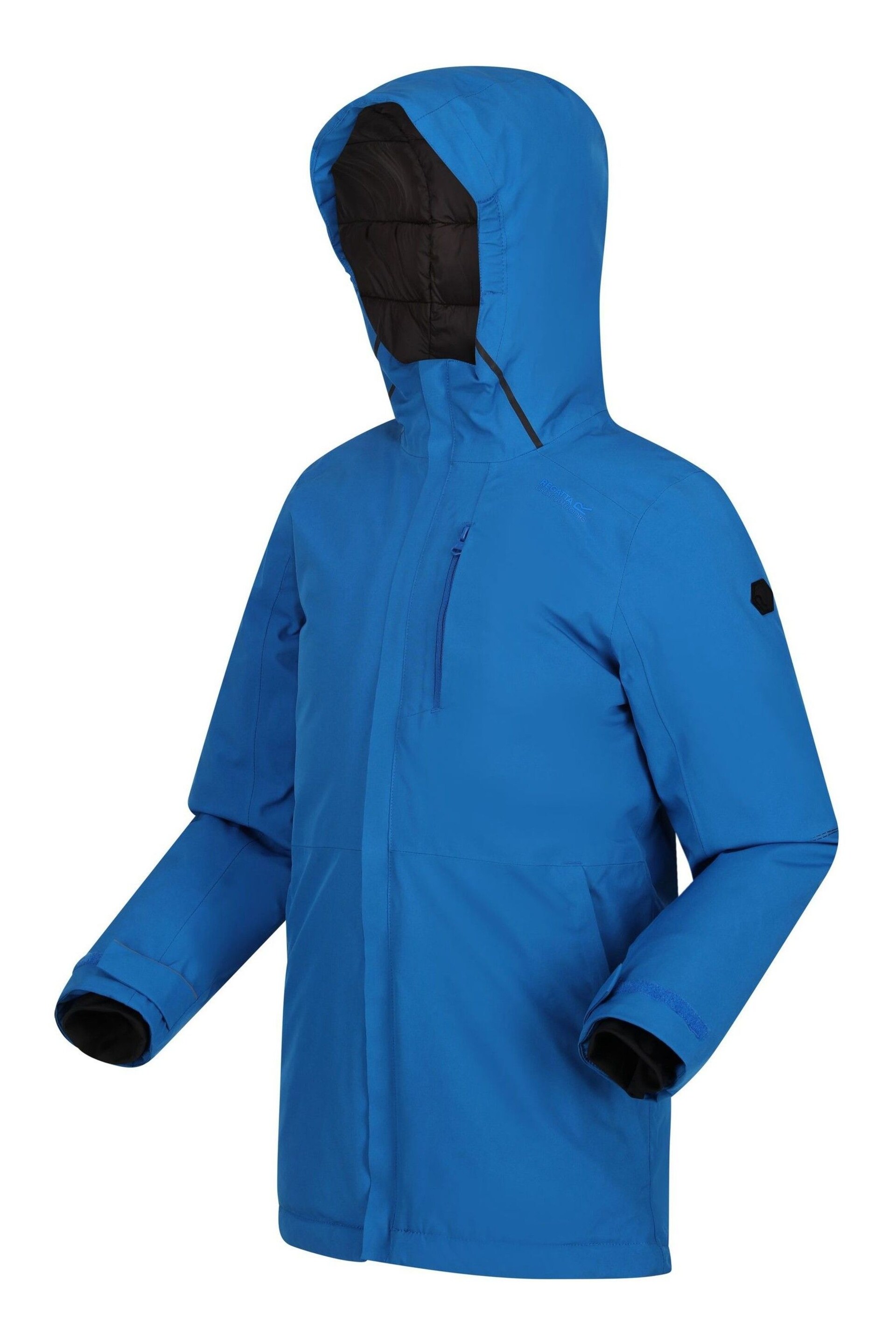 Regatta Blue Junior Yewbank Waterproof Jacket - Image 6 of 7