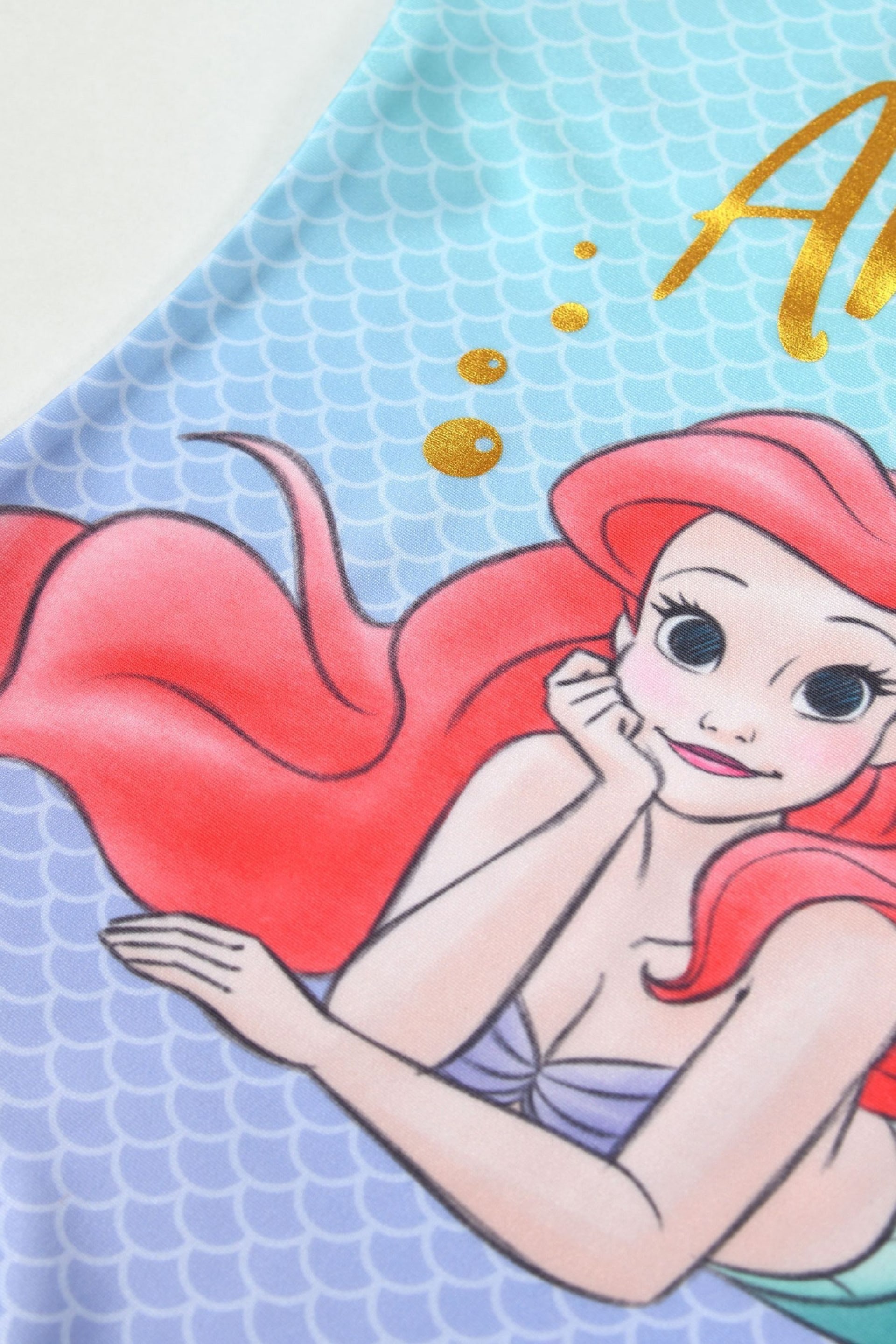 Brand Threads Purple Disney Princess Ariel Girls Swimming Costume - Image 3 of 5