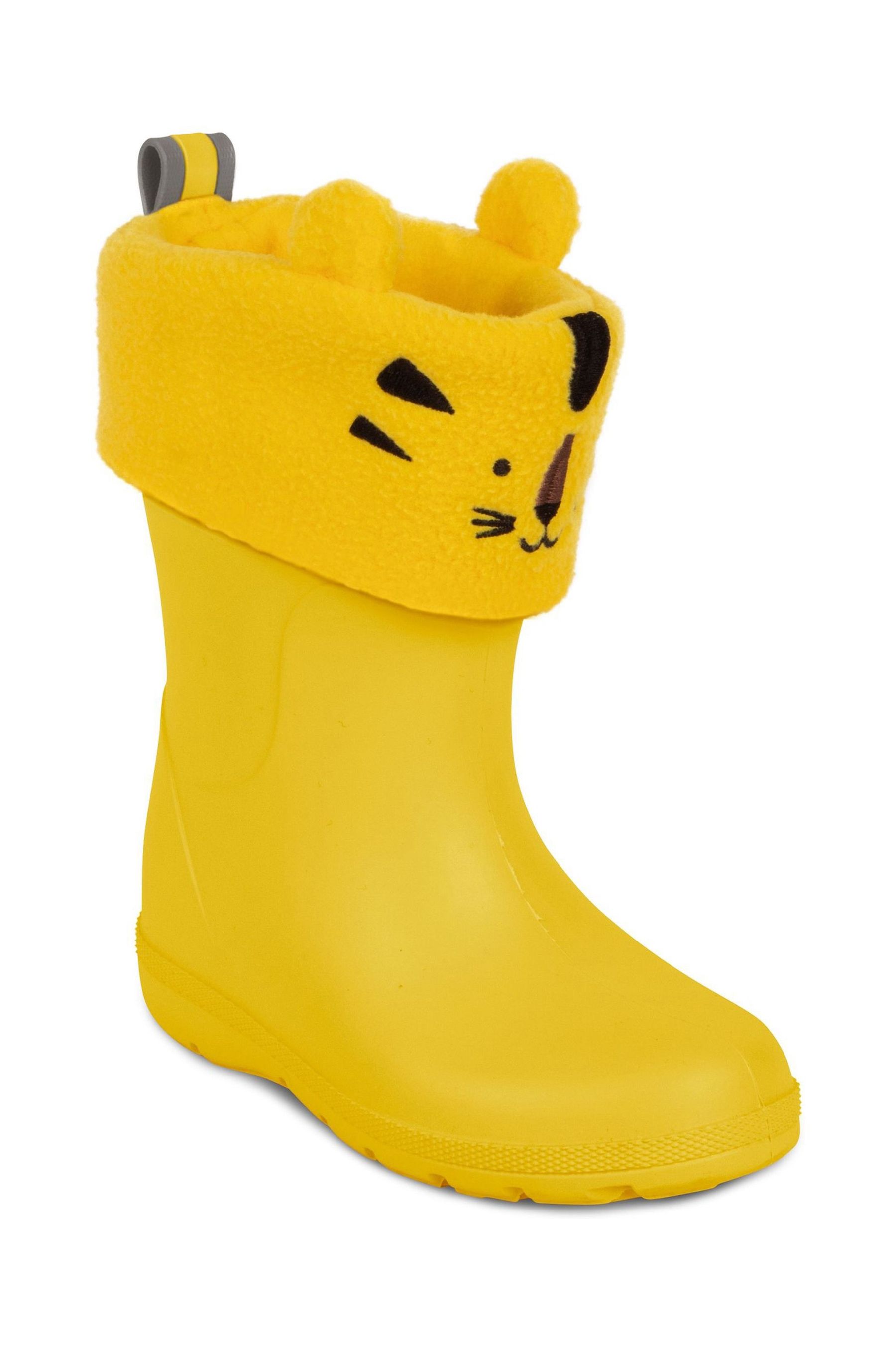 Buy Totes Yellow Childrens Bunny Welly Liner Socks from Next Luxembourg