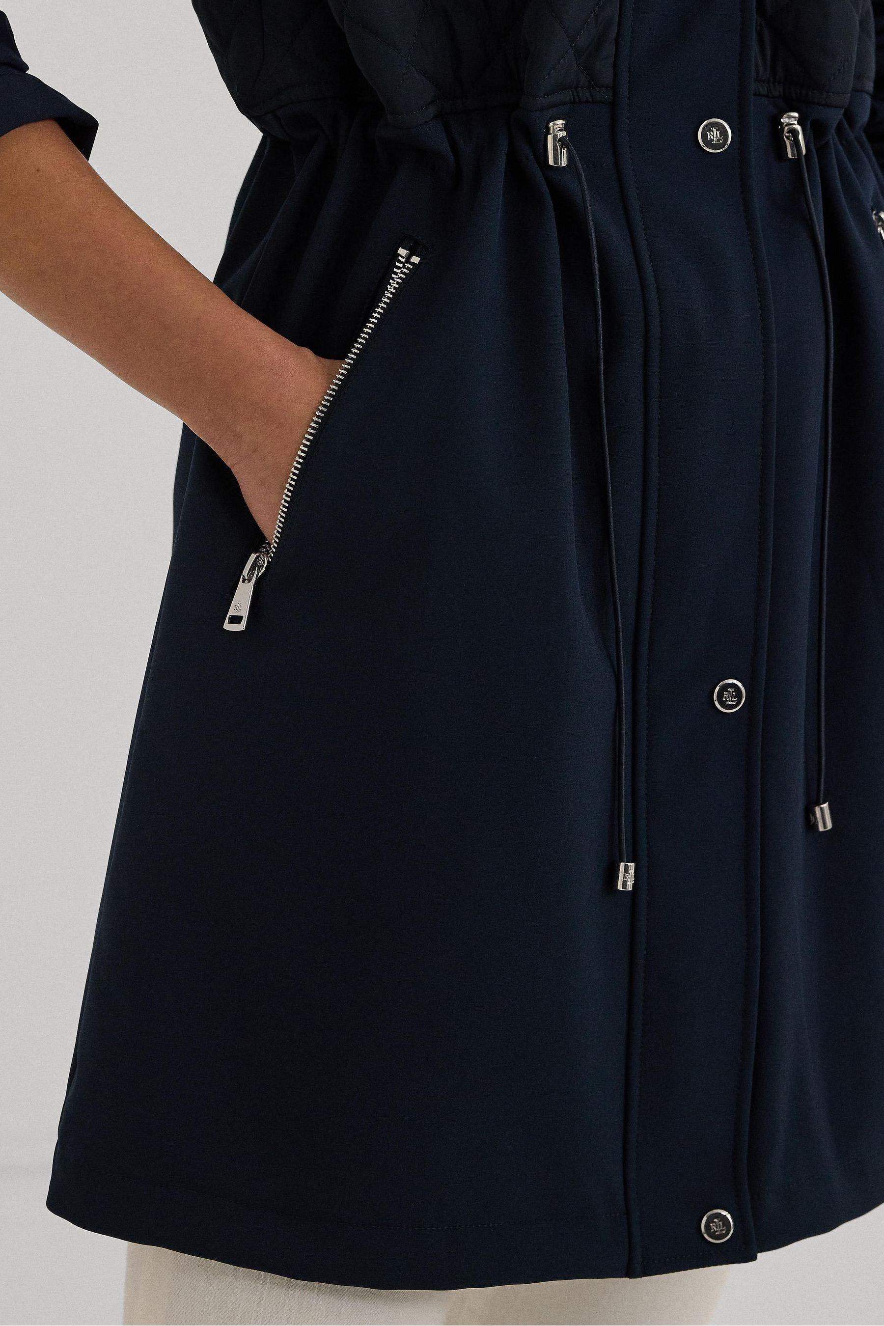 Lauren ralph lauren soft shell hooded jacket deals