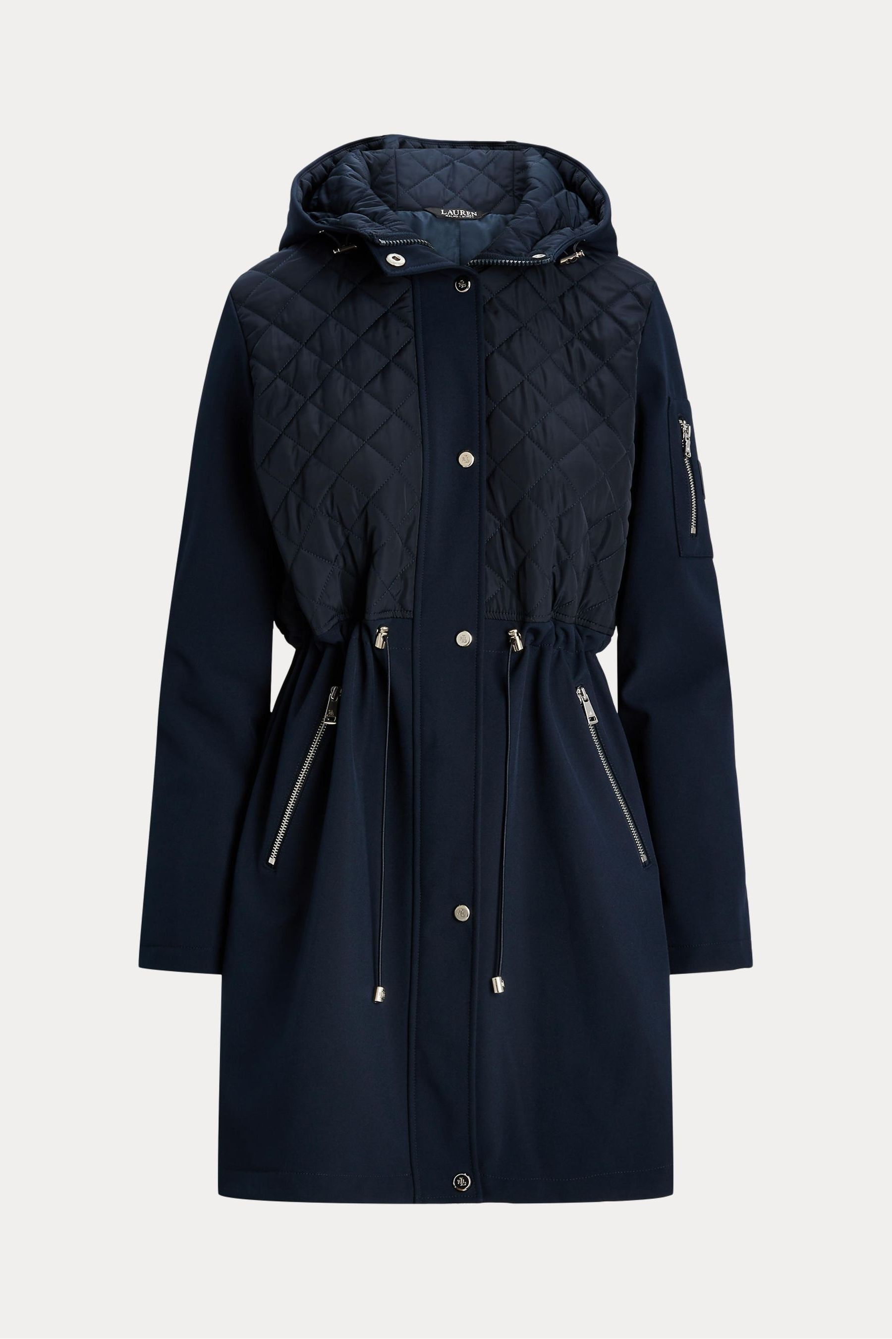 Lauren ralph lauren soft shell hooded jacket deals