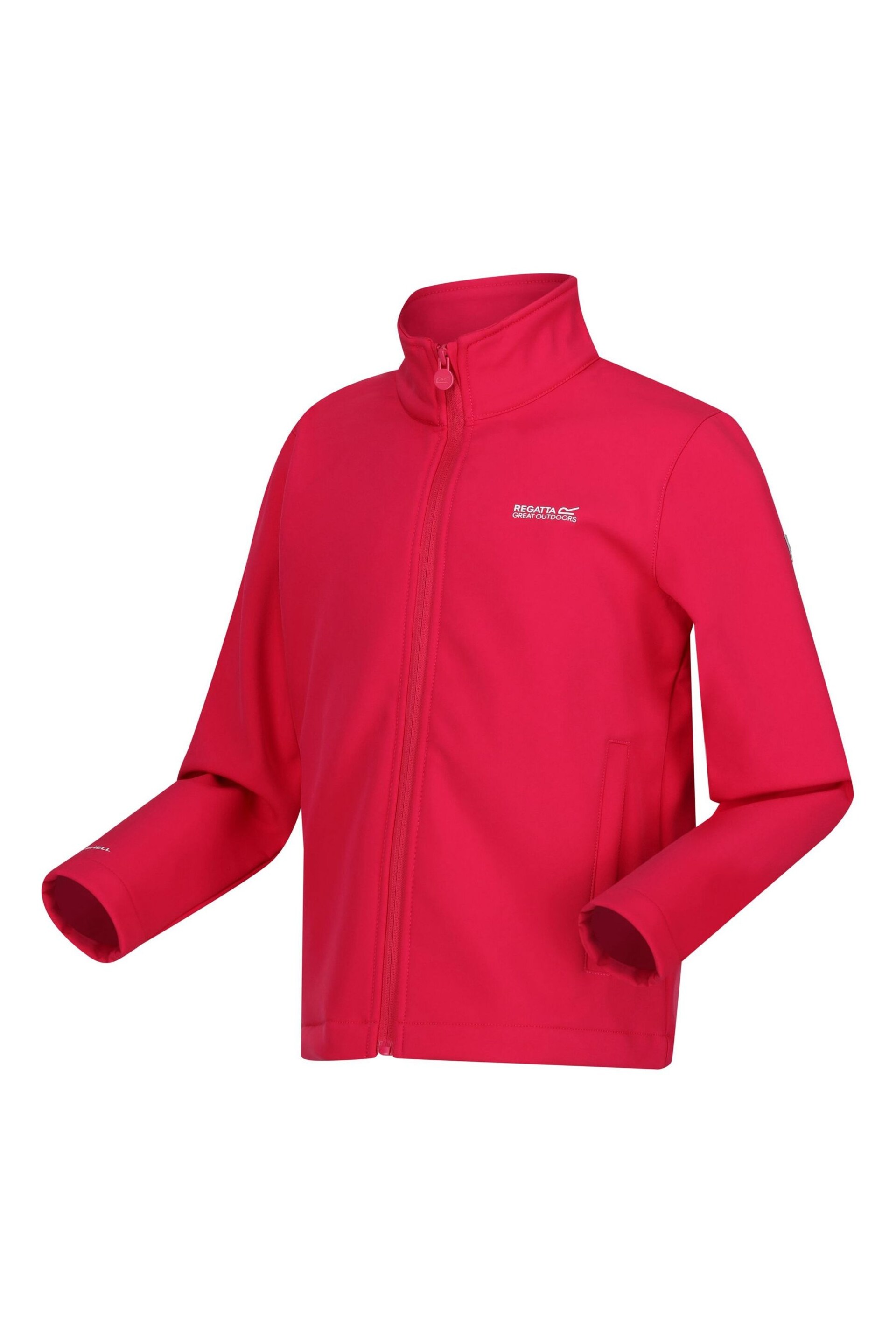 Regatta Pink Junior Cera Softshell Jacket - Image 7 of 7