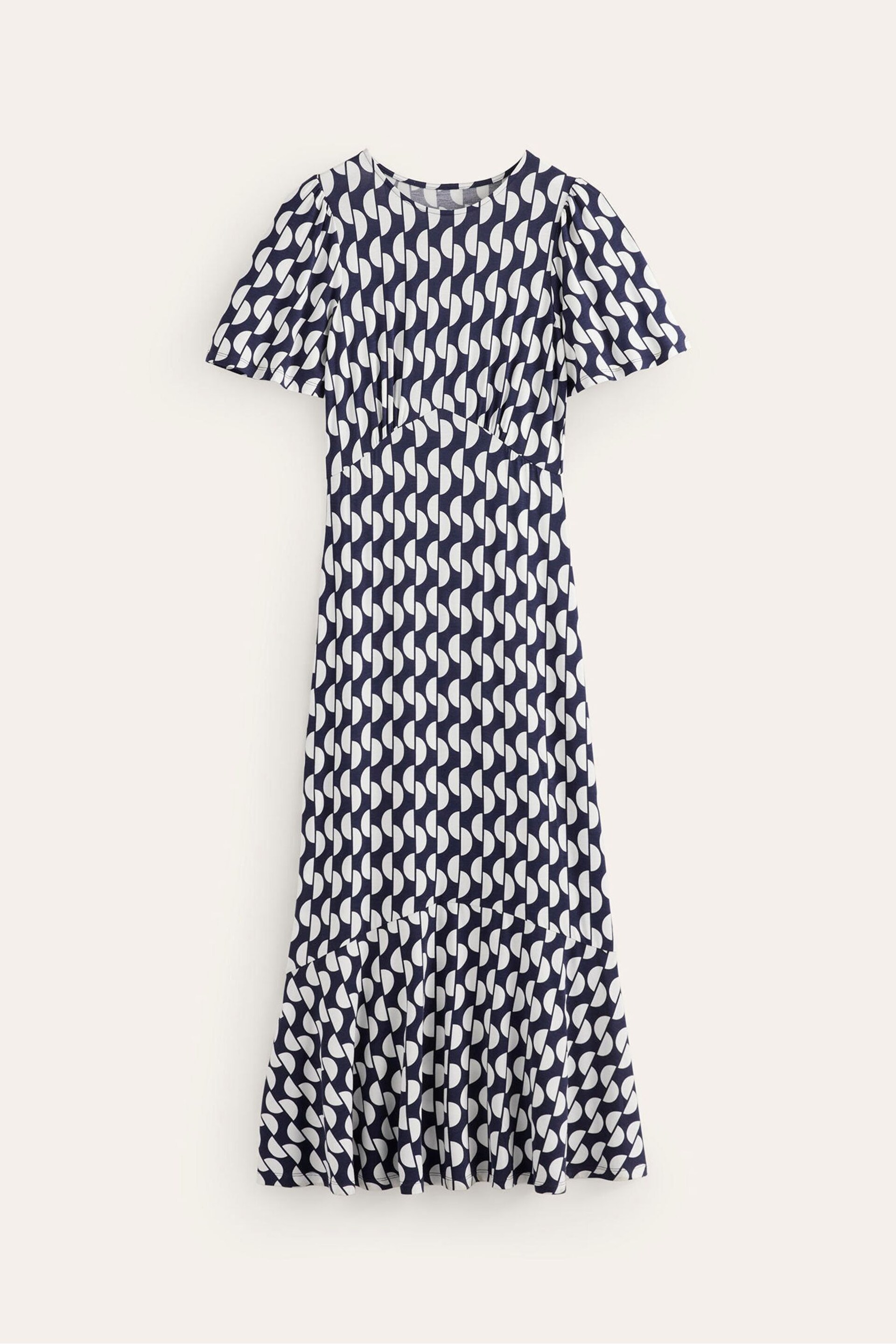 Boden Blue Petite Felicity Jersey Midi Tea Dress - Image 5 of 5