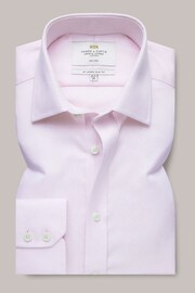 Hawes & Curtis Slim Pink  Non-Iron Pique Shirt - Image 1 of 4