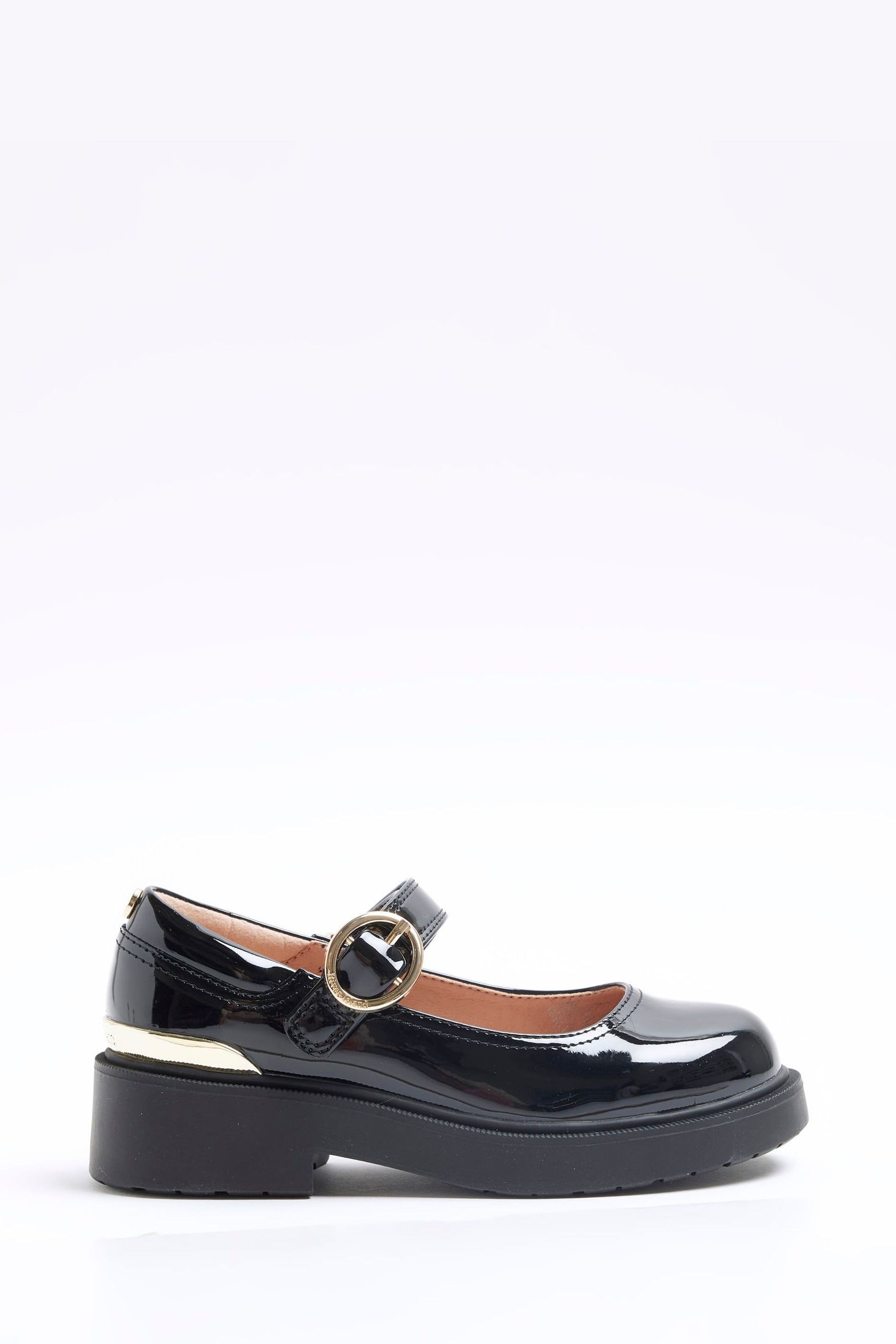 Buy River Island Black Girls Patent Mary Jane Shoes from Next Luxembourg