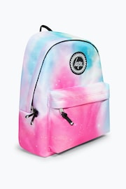 Hype. Unisex Pink Pastel Fade Script Backpack - Image 2 of 12