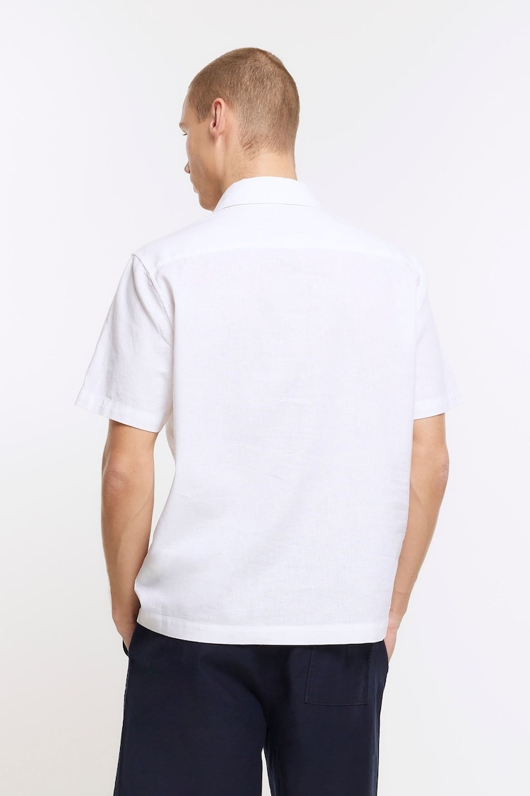 River Island White 100% Cotton Shirt - Image 2 of 5