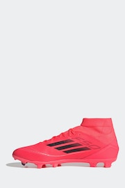 adidas Bright Red Football Boots - Image 2 of 9