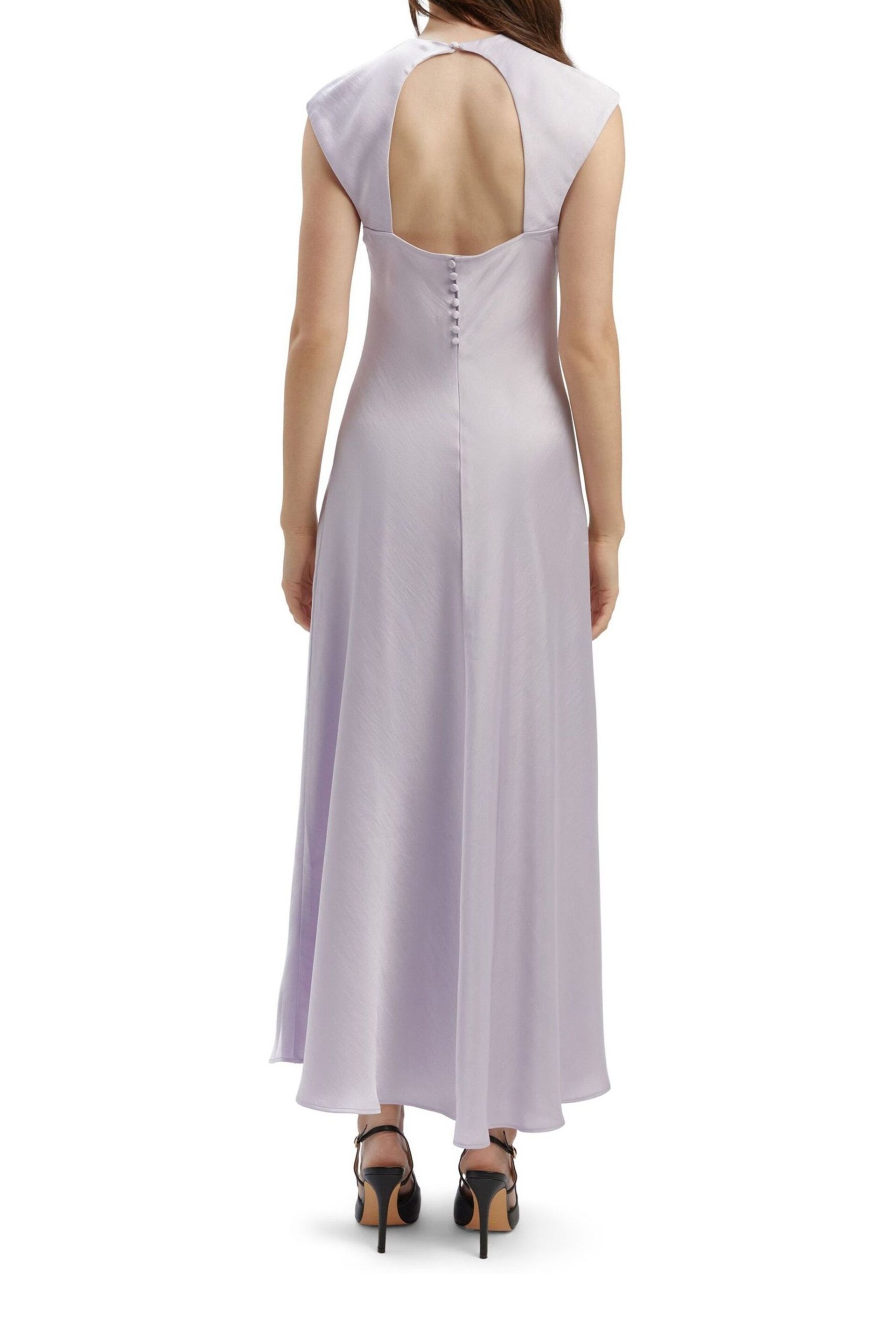 Bardot Purple Peggy A-Line Slip Maxi Dress - Image 6 of 6