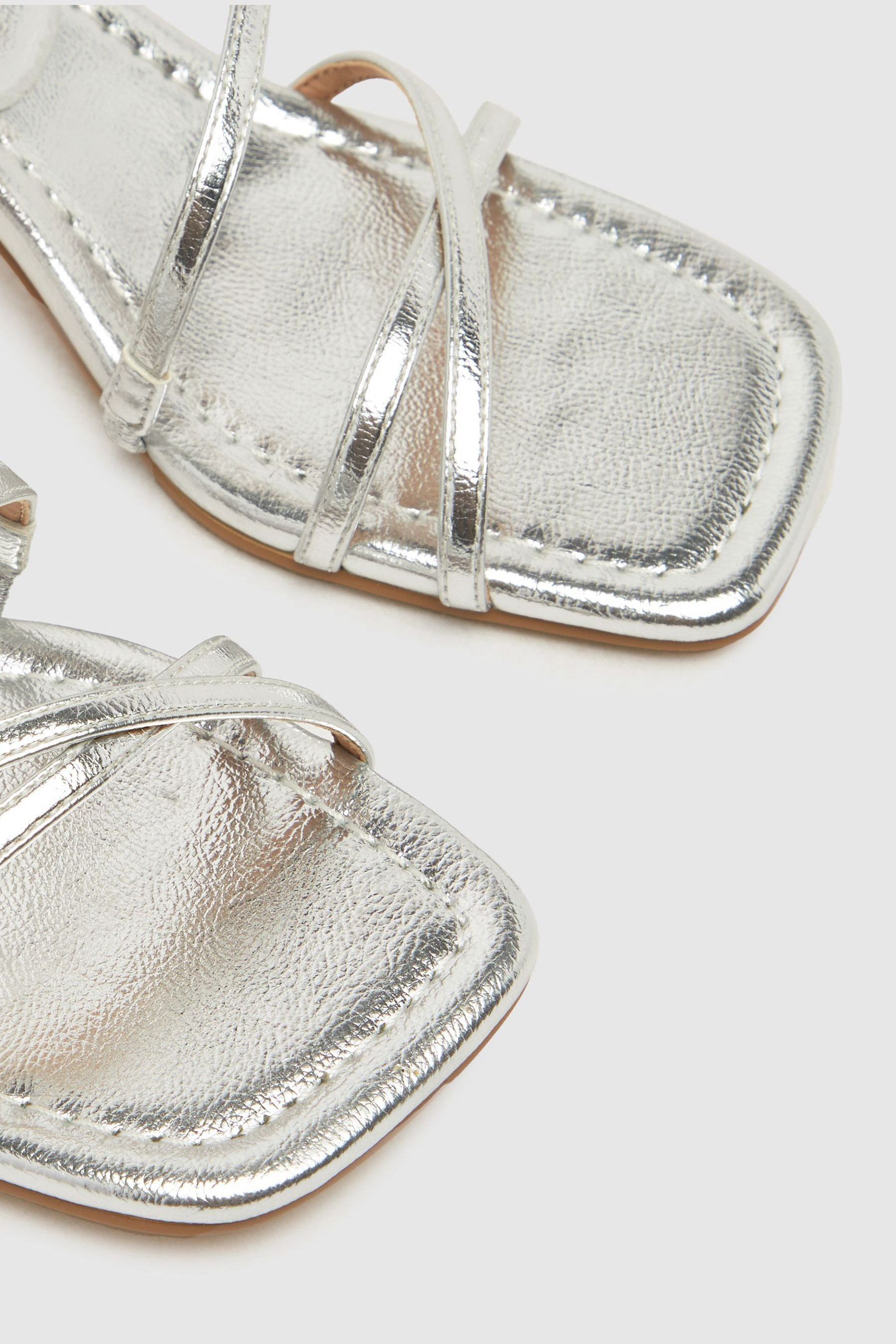 Schuh silver sandals hotsell