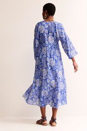 Boden Blue Petite Sarah Maxi Kaftan Dress - Image 2 of 5