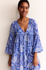 Boden Blue Petite Sarah Maxi Kaftan Dress - Image 3 of 5