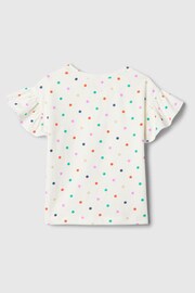 Gap White Polka Dot Mix and Match Ruffle Short Sleeve T-Shirt (Newborn-5yrs) - Image 2 of 2