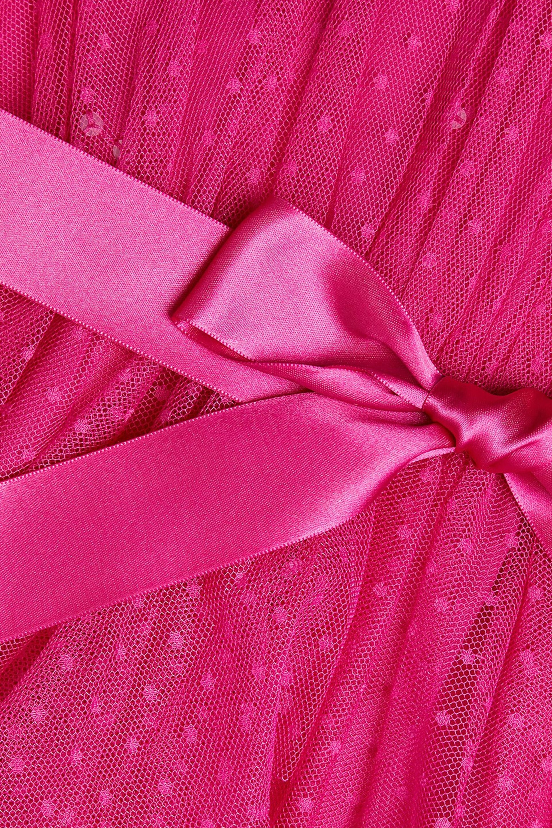 Monsoon Pink Stacie Waterfall Dress - Image 4 of 4
