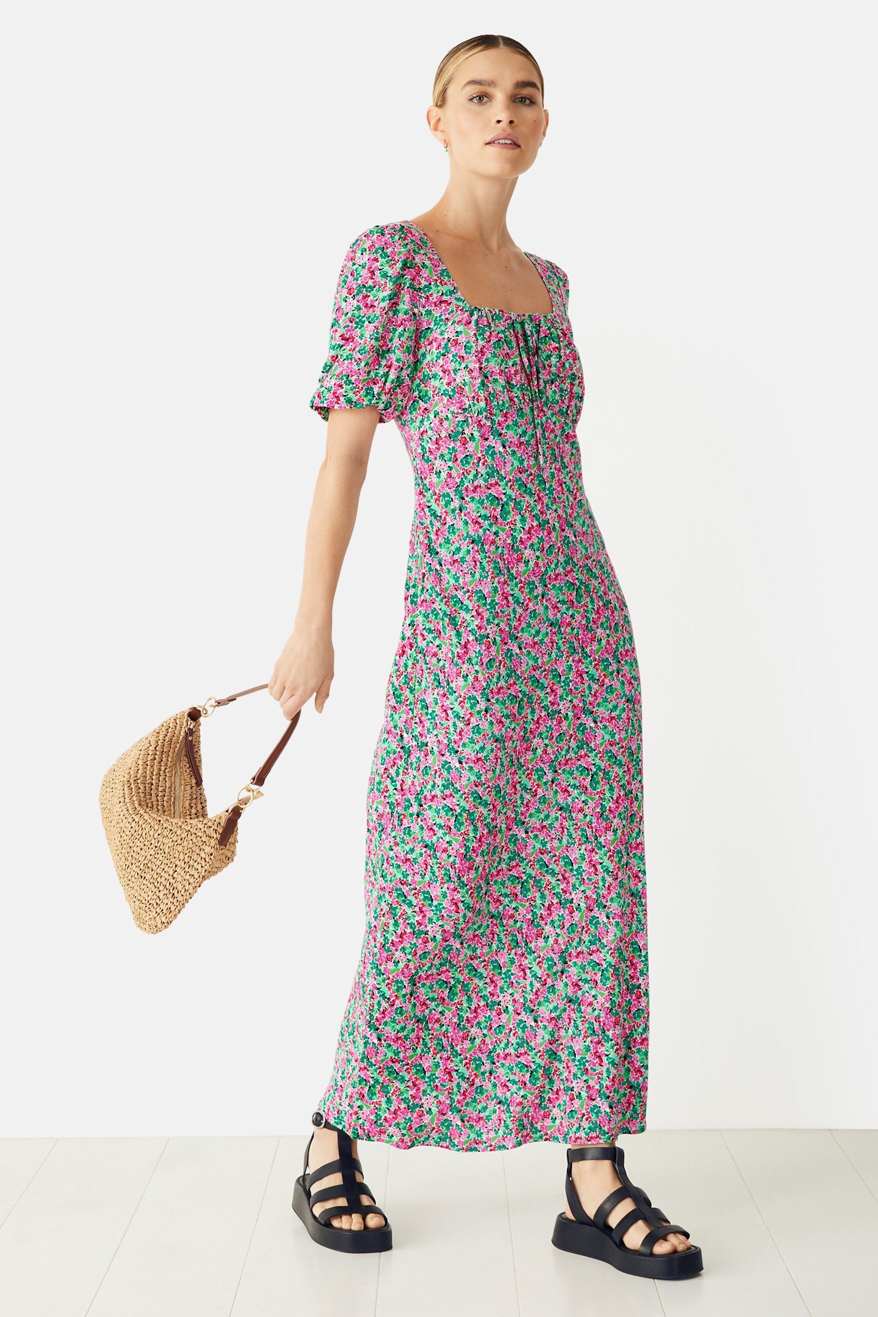 Buy Hush Pink Esther Midi Dress from Next New Zealand