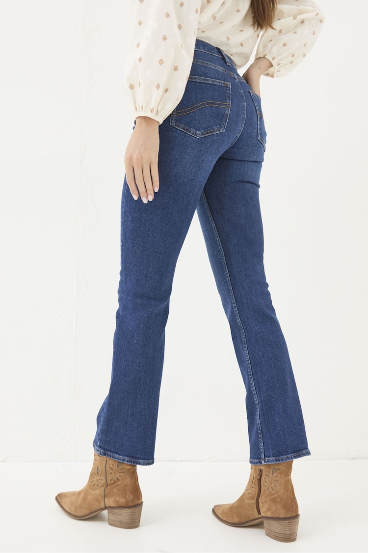 FatFace Brooke Indigo/Blue Bootcut Jeans - Image 2 of 5