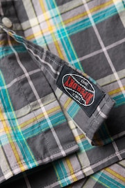 Superdry Grey Multi Lightweight Check Shirt - Image 6 of 6