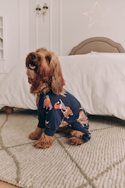 Navy Blue Matching Family Pets Christmas Hamish The Highland Cow Pyjamas - Image 4 of 5