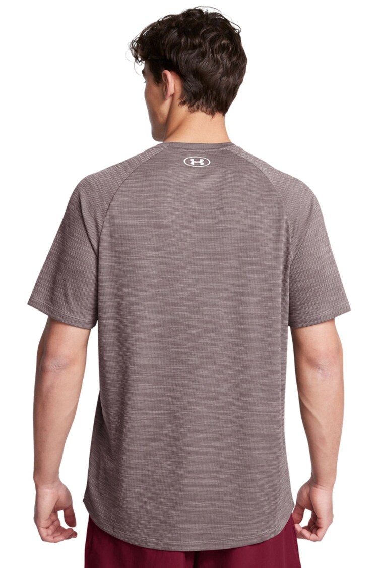 Under Armour Grey Tech Textured T-Shirt - Image 2 of 4